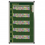 Klassen-Plantafel, 12 Stunden Mo-Fr, für 15 Klassen, 123x77 cm, 